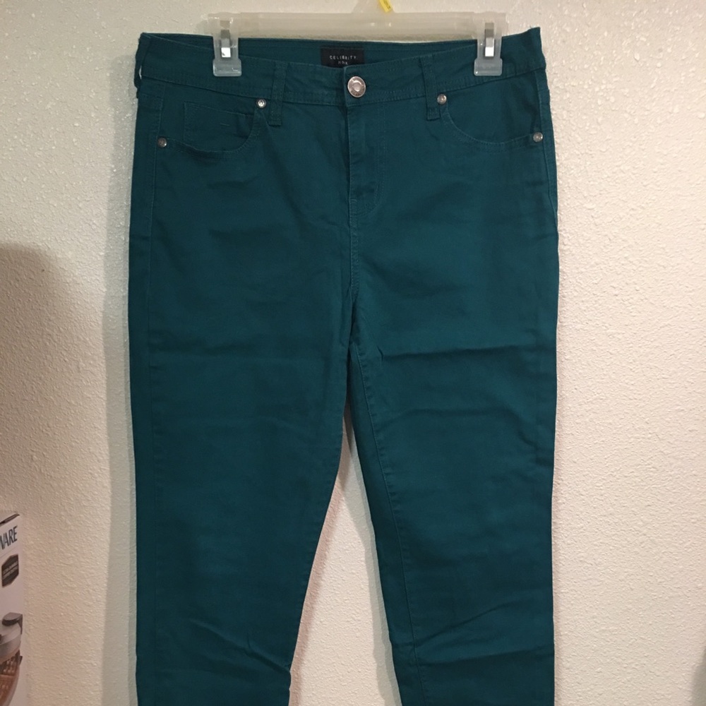 Teal Skinny Jeans